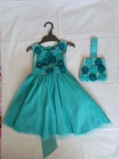 Нарядное платье Гулливер 98 см с сумочкой