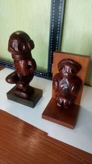 Две статуэтки Идолов. Куба, 70-е годы