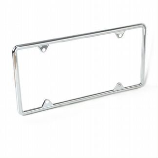 Рамка под американский номер хром
