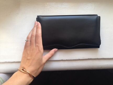 Сумка клатч черная вечерняя