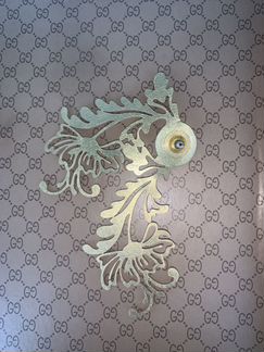 Серьги кожаные