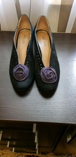 Туфли замшевые