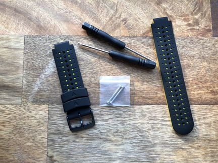 Черный/желтый ремешок для Forerunner 230/630/735xt