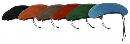 Берет бесшовный 53-62 опт