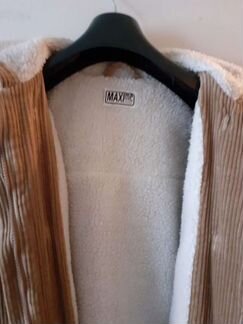 Пальто вельветовое