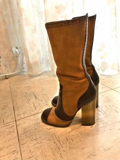 Сапоги коричневые Dolce Gabbana