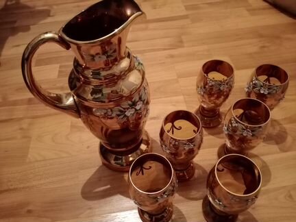 Набор для питья, богемия