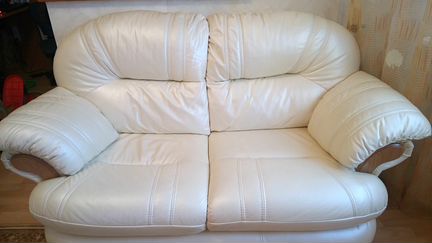 Кожаный диван и кресло Белоруссия Пинскдрев