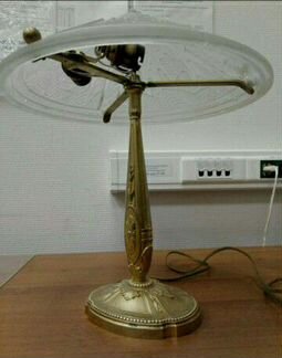 Старинная лампа бронза C. Ranc 20-е, 30-е годы